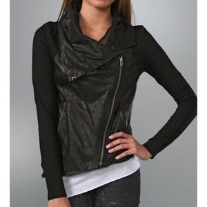 Helmut Lang Lamb Leather Biker Jacket